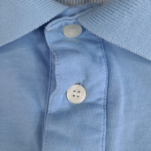 Vintage Def Jam University Polo Shirt Mens Large Blue Rap‎ Hip Hop Short Sleeve - Picture 7 of 16